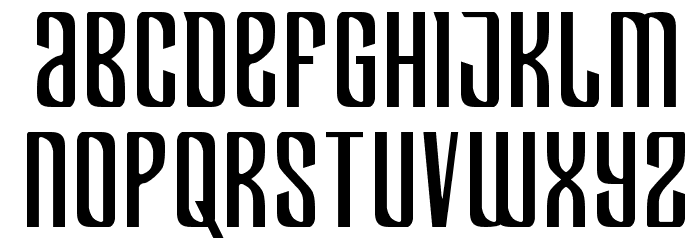 Department H Condensed Font LOWERCASE