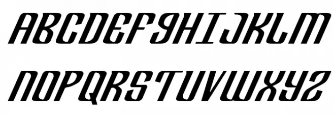 Department H Expanded Italic Polices MAJUSCULES