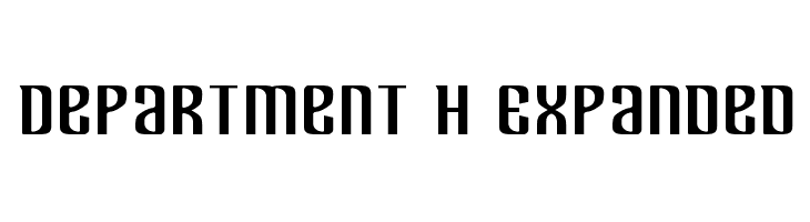 Department H Expanded  Fuentes Gratis Descargar