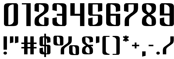 Department H Expanded Font OTHER CHARS