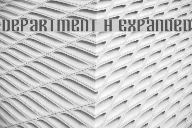 Department H Expanded Example 1