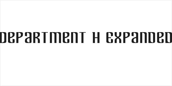 Department H Expanded Logo