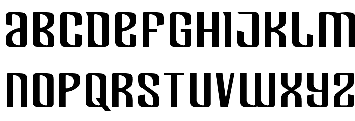 Department H Expanded Font LOWERCASE