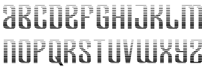 Department H Gradient Font LOWERCASE