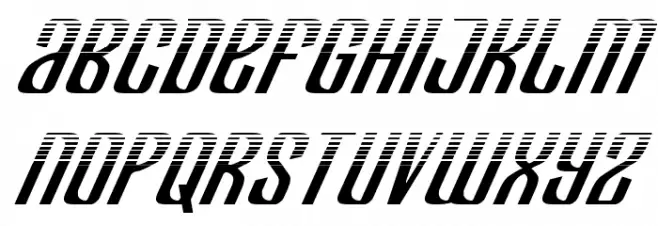 Department H Halftone Italic फ़ॉन्ट लोअरकेस