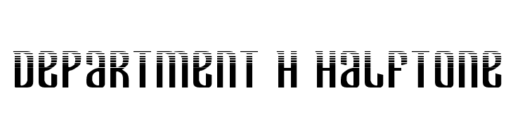 Department H Halftone  font caratteri gratis