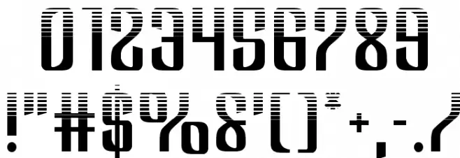 Department H Halftone Font OTHER CHARS