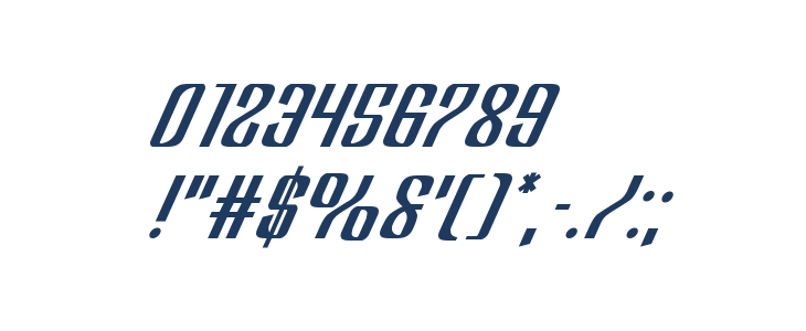 Department H Italic Other Characters