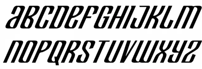 Department H Italic Caratteri MINUSCOLO