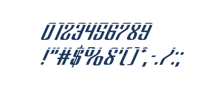 Department H Laser Italic Other Characters
