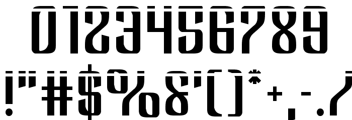 Department H Laser Font OTHER CHARS