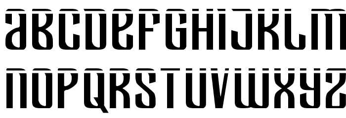 Department H Laser Font LOWERCASE