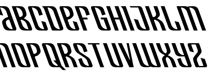 Department H Leftalic Font LOWERCASE