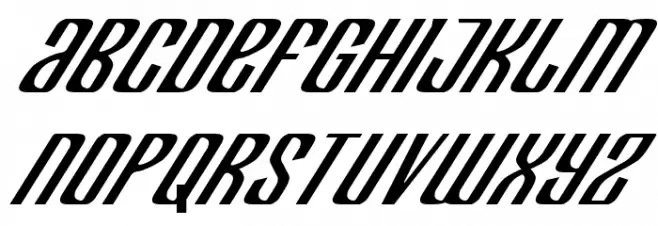 Department H Super-Italic फ़ॉन्ट लोअरकेस