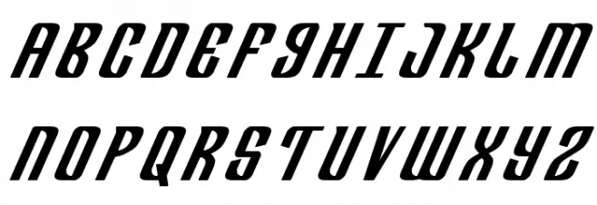 Department H Title Bold Italic Fonte MAIÚSCULAS