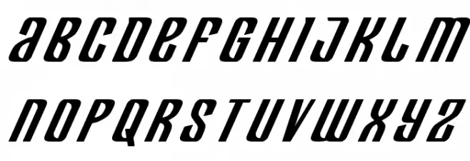 Department H Title Bold Italic 字体 小写