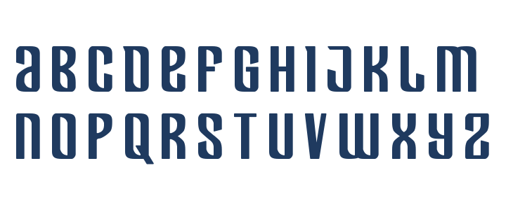 Department H Title Bold Lowercase