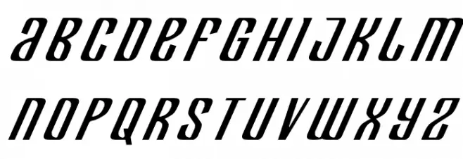Department H Title Italic Caratteri MINUSCOLO