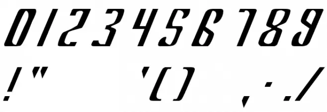 Department K Font OTHER CHARS