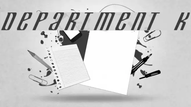 Department K Font examples