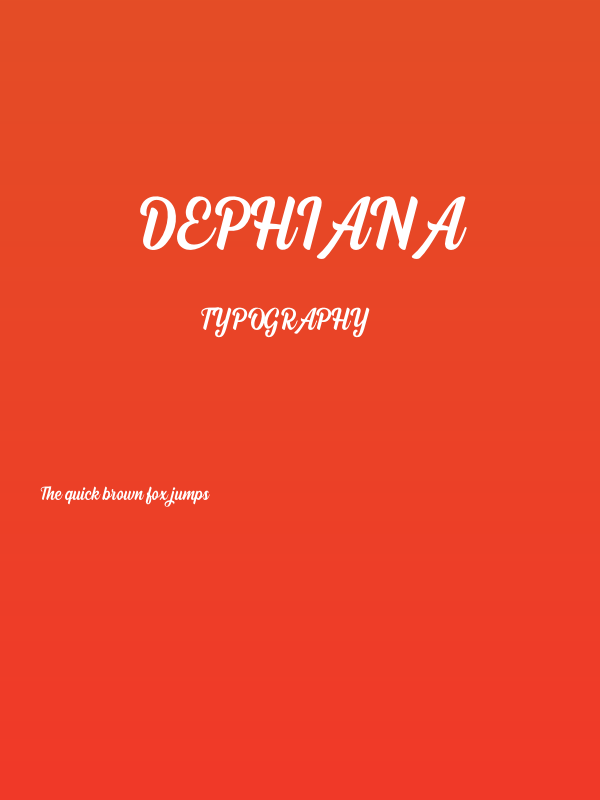 Dephiana Poster