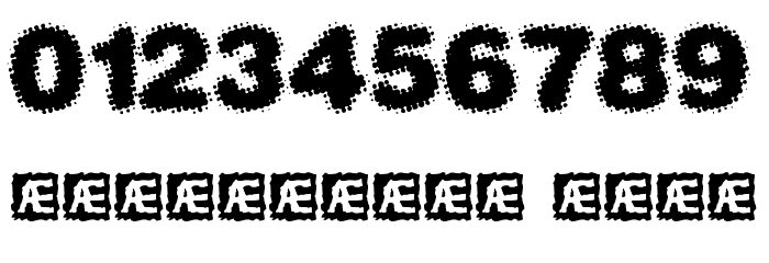 Dephunked BRK Font OTHER CHARS