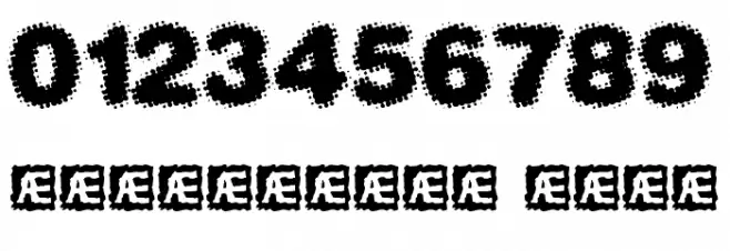 Dephunked BRK Font OTHER CHARS