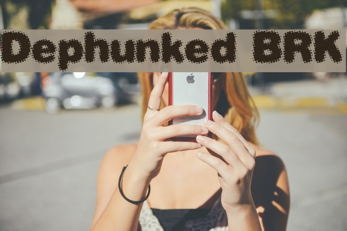 Dephunked BRK Font examples