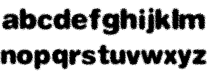 Dephunked BRK Font LOWERCASE