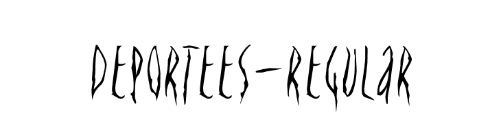Deportees-Regular  Frei Schriftart Herunterladen