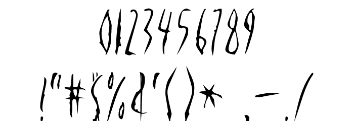 Deportees-Regular Font OTHER CHARS