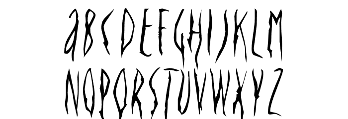 Deportees-Regular Font LOWERCASE