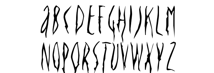 Deportees Font LOWERCASE