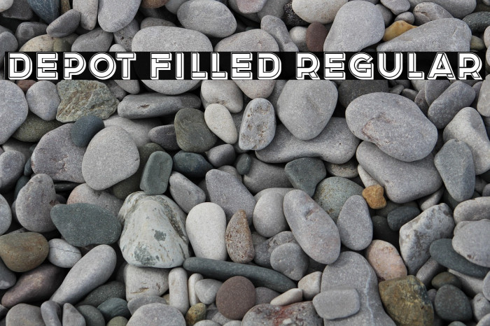 Depot Filled Regular Example 1