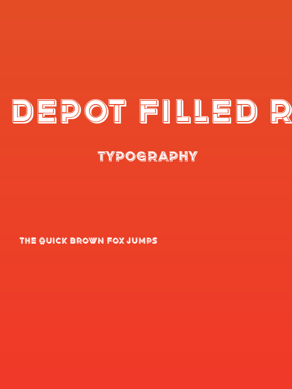 Depot Filled Regular Poster