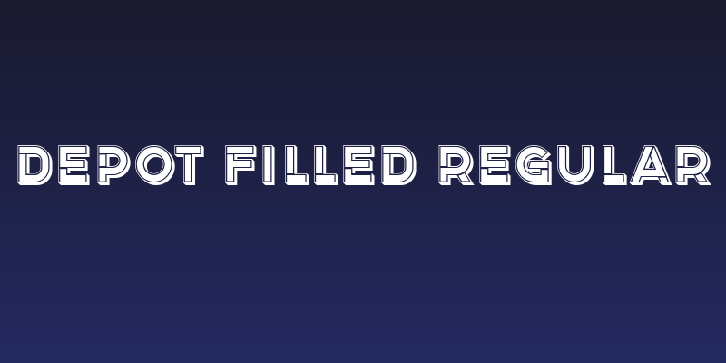 Depot Filled Regular Social Header