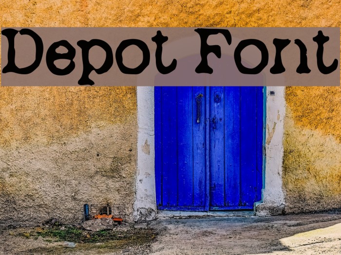 Depot Font examples