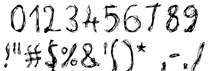 Depres Font OTHER CHARS
