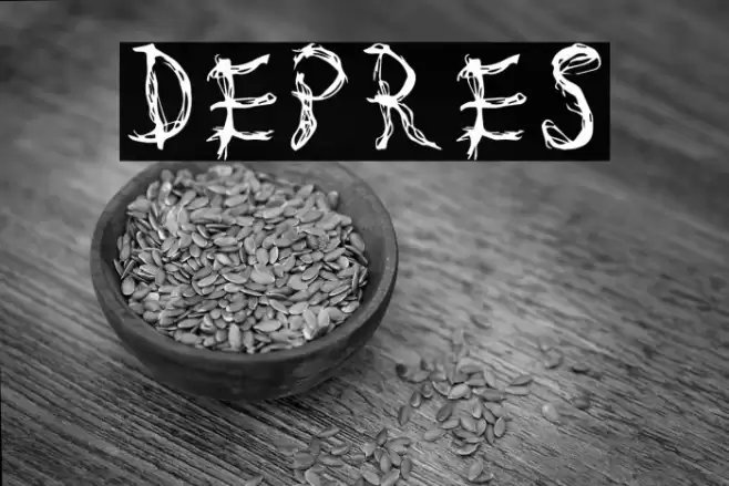 Depres 字体 examples