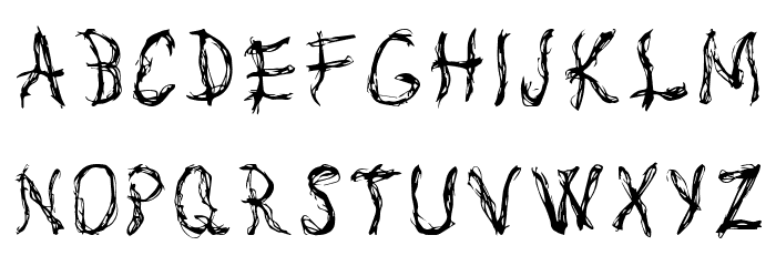 Depres Font LOWERCASE