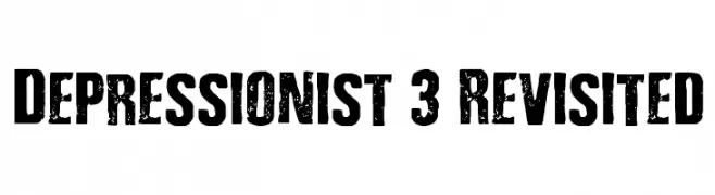 Depressionist 3 Revisited  Fuentes Gratis Descargar