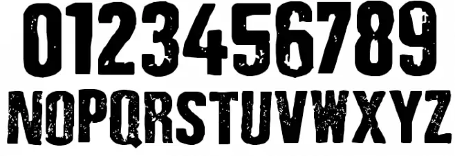 Depressionist 3 Revisited Font OTHER CHARS