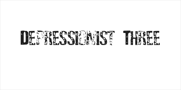 Depressionist Three Logo