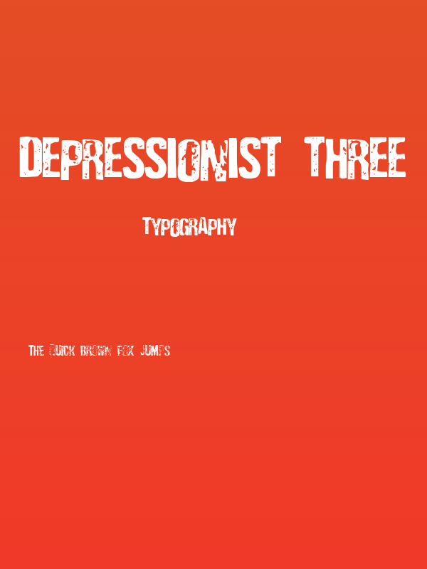 Depressionist Three Poster
