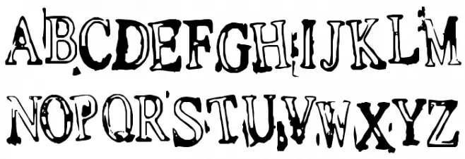Depressionist v1.0 Schriftart Groß