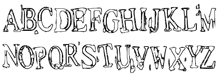 Depressionist v1.0 Font LOWERCASE