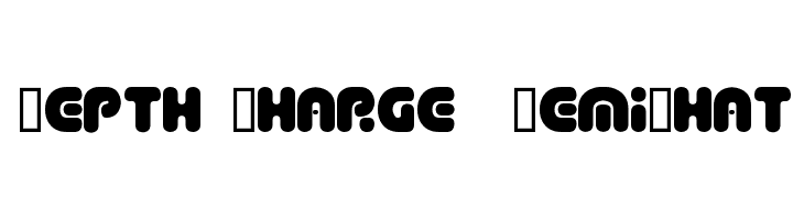 Depth Charge  SemiPhat  Free Fonts Download
