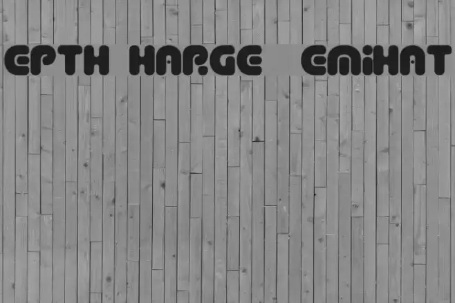 Depth Charge SemiPhat Font examples