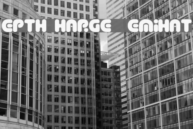 Depth Charge SemiPhat Font examples