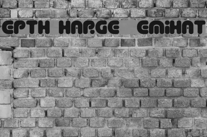 Depth Charge SemiPhat Font examples